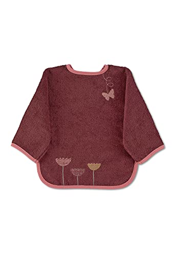 Sterntaler Bavoir à Manches, Rouge foncé, 1 Stück (1er Pack) Mixte bébé