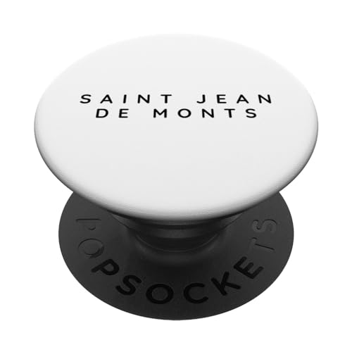 Saint Jean De Monts Souvenirs / Beach Resorts Modern Font PopSockets Standard PopGrip