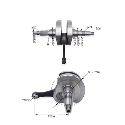 Cigüeñal NC250 y conjunto de biela para motor de moto Avantis, BSE y GR8 2