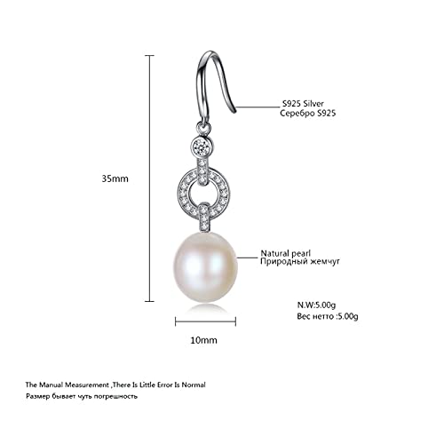 Boucles d'oreilles perle argent 925 le cadeau de mariage idéal - 2