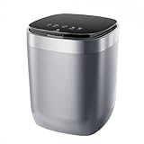 Luulife ミニ洗濯機 洗濯機一人暮らし 乾燥機・脱水機付き 7Lの大容量 簡易ポータブル 洗える下着、ベビー服、ケア用品・ペット用品 (グレー,乾燥可能)