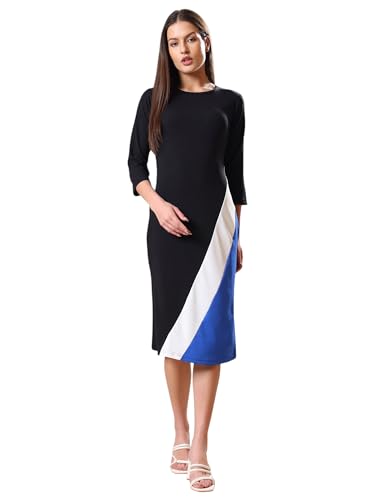 Image of PURVAJA Women's Bodycon Knee Length Dress(Lucy-342-348)