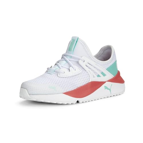 PUMA Kids Girls Pacer Future Ac Lace Up Sneakers Shoes Casual - White2