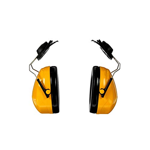 3M PELTOR Hearing Protection Optime 98 Ear Muffs, Cap Mount, H9P3E, NRR 23 - image 3