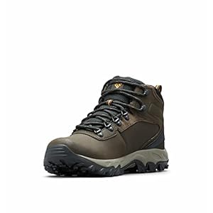 Columbia mens Newton Ridge Plus Ii Waterproof Hiking Boot, Cordovan/Squash, 9.5 Wide US