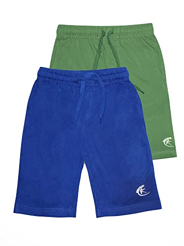 Image of KiddoPanti Boys Knit Knee Length Basic Short Pack of 2