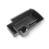 HUOJUA Car Armrest Storage Box Compatible with Leon MK4 KL1 KL8 / Cupra Formentor 2023 Central Control Container Auto Interior Accessories(Black)