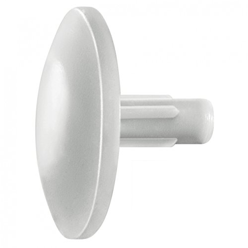 Spax 5000009200009, Tapones de plástico con taladro en la cabeza, Blanco, 500 piezas