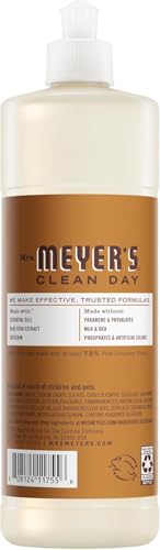 Image of Mrs. MEYER'S Liquid Dish Soap, Acorn Spice Scent, 12 FL OZ Bottle (Pack of 2)