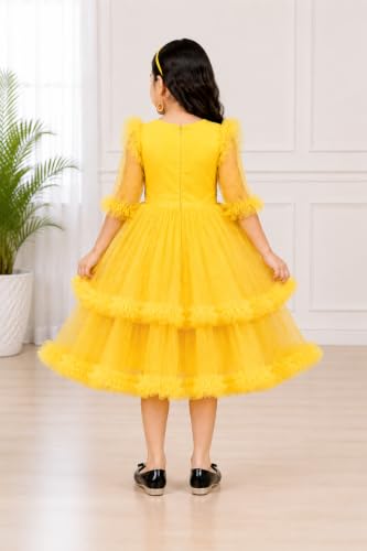Image of KJD Girls Below Knee Party Dress