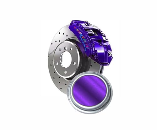 SCOOBYS PAINTS BACK IN THE MIX High Heat Resistant Gloss Brake Caliper Paint Wheel Engine Restore Metal (250Ml Cadburys Purple)