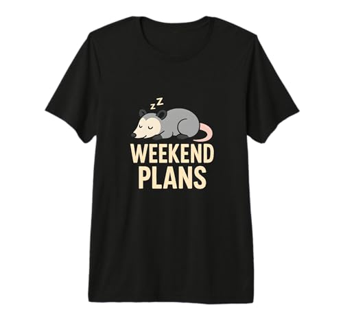 Plan de Fin de Semana durmiendo zar Camiseta Premium