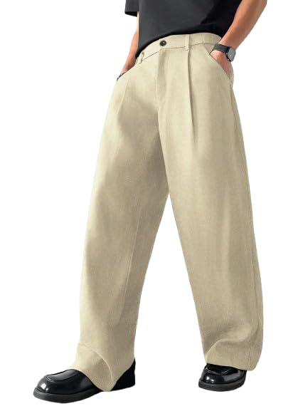 Image of Trillion Mens Formal Pant| Stylish High-Waist Straight Pant for Men