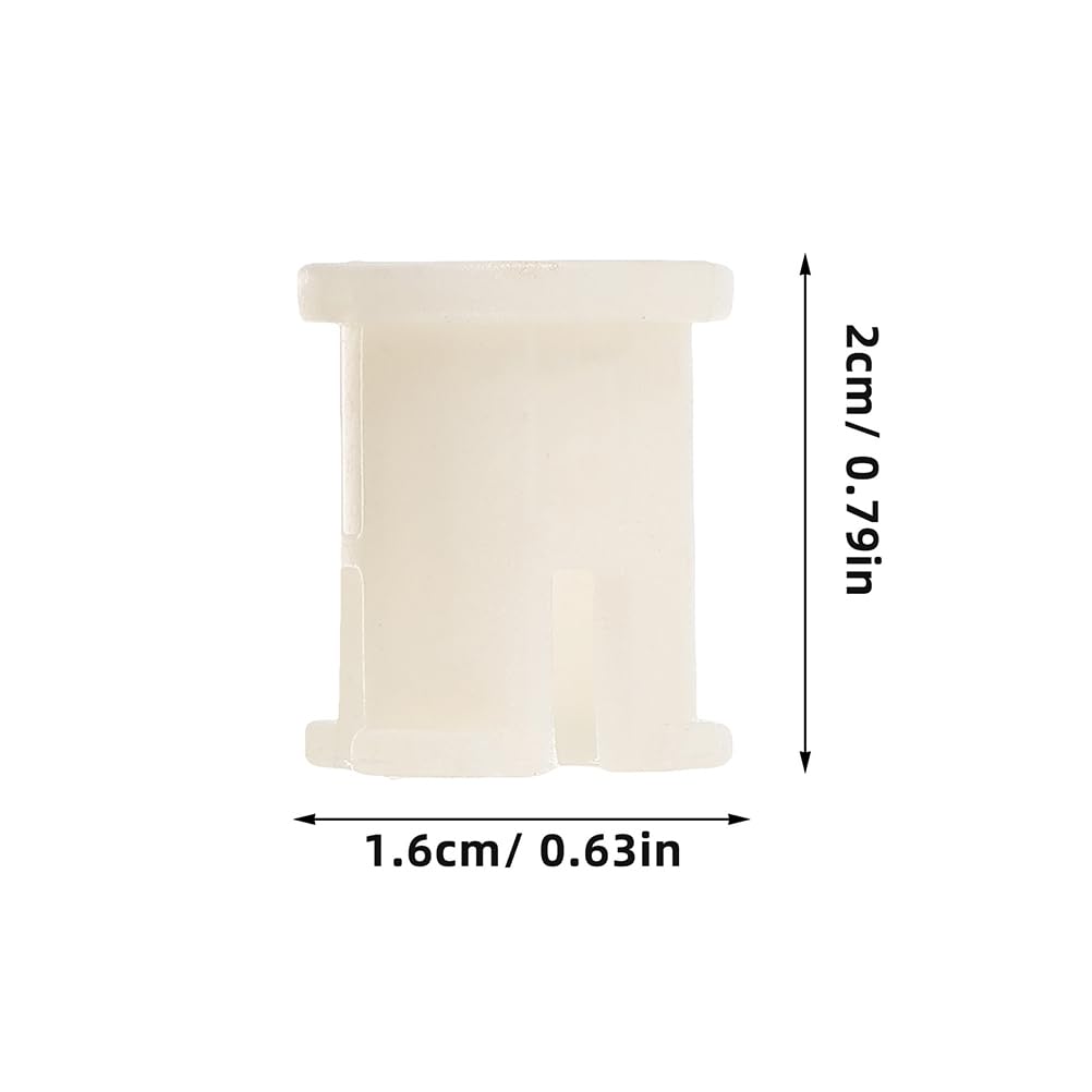 VILLCASE Caster Cap Stem Sleeve Inserts for Office Chair Wheels Furniture Castor Socket Covers Rubber Plastic Mounting Sleeves for Chair Legs 0.79 Inch - Image 3