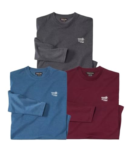 ATLAS FOR MEN - ATLAS FOR MEN - Lot de 3 Tee-Shirts Sport Exploring - XXL