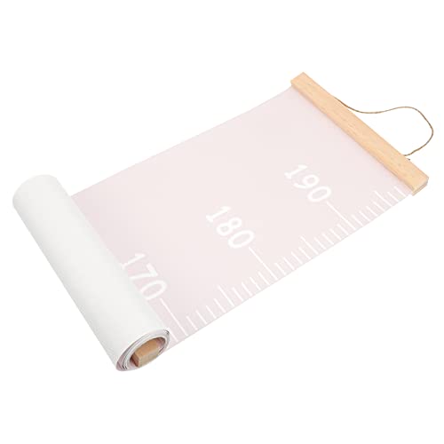 HANABASS Growth Chart Ruler Boys and Girls Height Measurement Wall Canvas Baby Easy Roll up