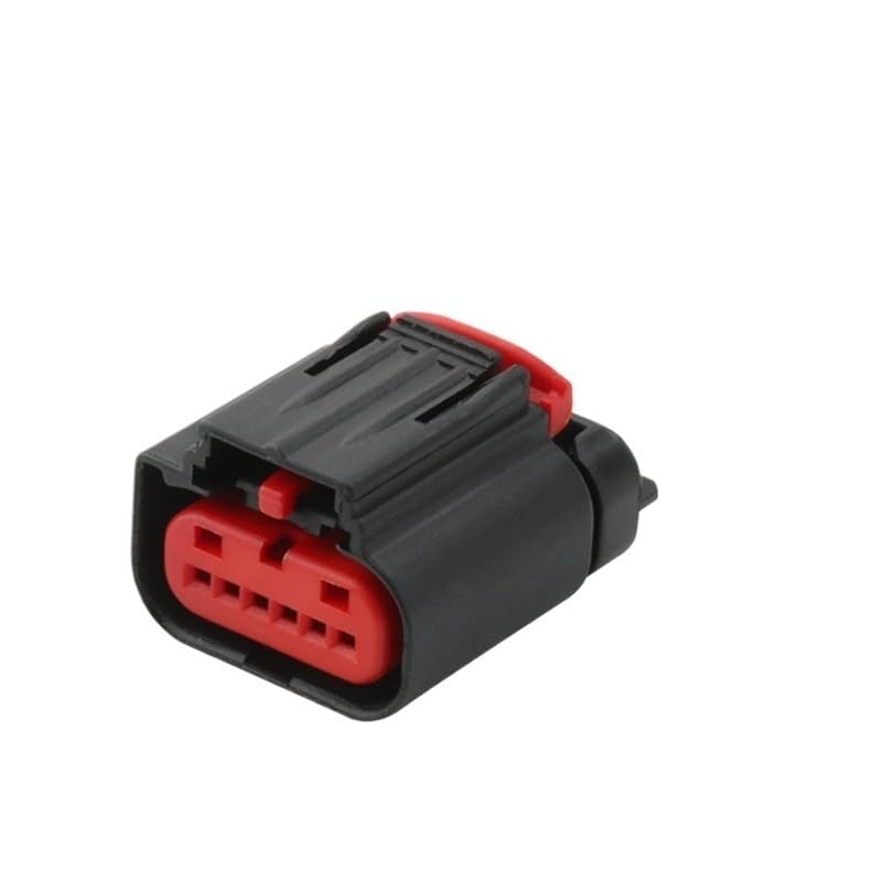 Cars Connector 1/5/10/20/50 Sets 6 Pin Electronic Factory Reset 1-1419168-1 Connector for V6 Accelerator Throttle Pedal(6p Female,5 Sets_6P)