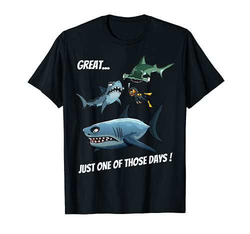 Great White Shark Tiger Shark Bull Shark Hammerhead Shark T-Shirt