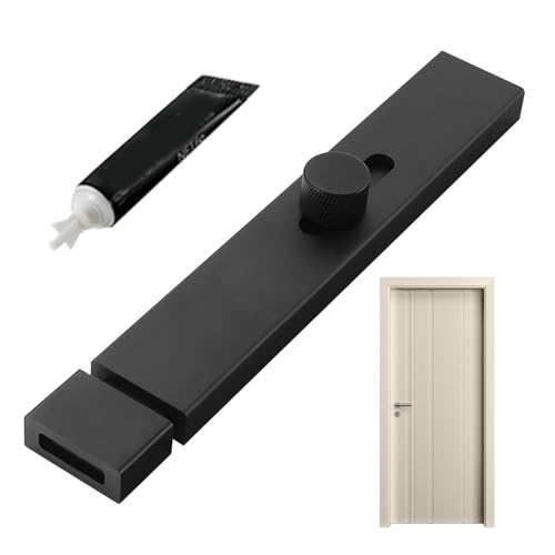 XIAOXIAOYU Pestillo de puerta corredera, cerradura de pestillo deslizante,Pestillo de puerta adhesivo de aleación de aluminio, cerraduras de puerta corredizas | Pestillo de puerta resistente al