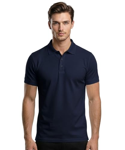 Image of Scott International T Shirt for Men | Polo T-Shirt for Man | Plain Casual Stylish | Half Sleeve | Mens Polyester Dry Fit Collar Polo Tshirts for Men, Quick Drying & Breathable Fabric, Gym Wear Tees
