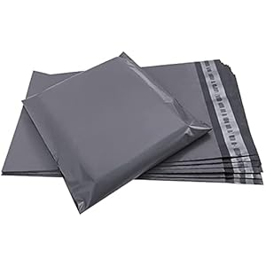 IFKAY 12 X 16 Inch Grey Mailing Bags (Pack of 100) Postage Bags For Clothes, Packaging Bags, Parcel Bags For Posting…
