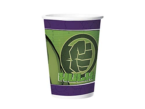 Regina Copo Papel R305 Hulk Animacao, 180 Ml, 8 Unidades
