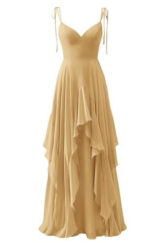 Robe en mousseline de soie de soirée ZMKI740 aux finitions couture