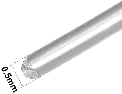 sourcing map 0.5mm 24AWG Heating Resistor Wire Wrapping Nichrome Resistance Wires for Heating Elements 33ft
