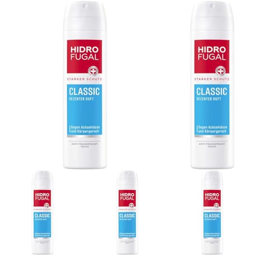 Hidrofugal Anti-Transpirant, Classic Spray, 150 ml (Packung mit 5)
