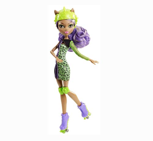 Monster High Roller Maze Muñeca Clawdeen Wolf miniatura 2