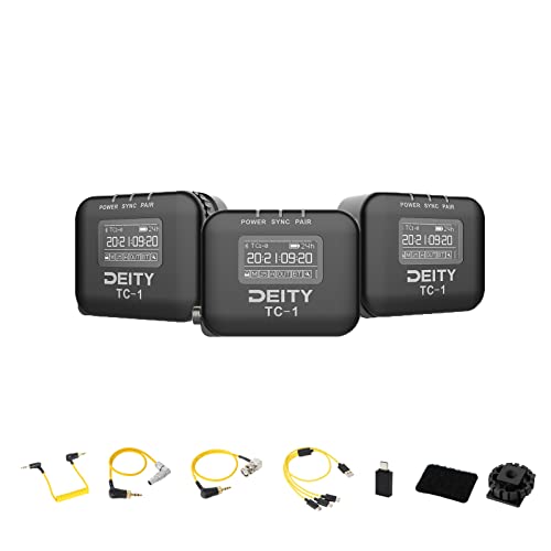 Kit 3pcs Deity TC-1 générateur de code temporel pour tournage vidéo et interview