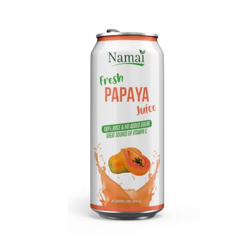 Image of Namai 100% Pure Papaya Juice, No Added Sugar, Pack of 24