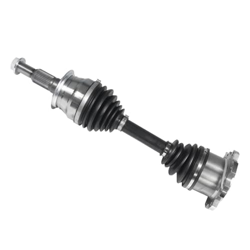 Image of Detroit Axle - Front CV Axles for 2011-2019 Chevrolet Silverado 2500 HD 3500 HD GMC Sierra 2500HD 3500HD 2011-2018 Silverado 2500, CV Axle Shafts Assembly Replacement