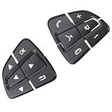 Comandi al volante​ Compatibile Con Mercedes-Benz Per W246 2015-2019 W231 2016-2019 W448 2016-2021 Volante Per Auto Multifunzione Pulsanti Interruttore