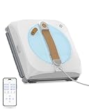 GNOVEL Window Cleaning Robot with 8000Pa, 2025 Upgraded Window Cleaner Robot with Intelligent Path Planning, 15-Stage Anti-Fall, App/Remote Control for Glass, Edge Detection System, Tile & Windows