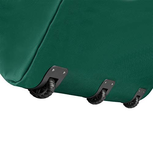 Elf Stor 83-DT5169 Rolling Christmas Storage Duffel Bag with Wheels – Holds up to a 12 Foot Artificial Tree in Green