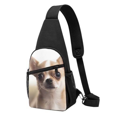 Sac à dos à bandoulière noir pour courir et voyager sans encombrement