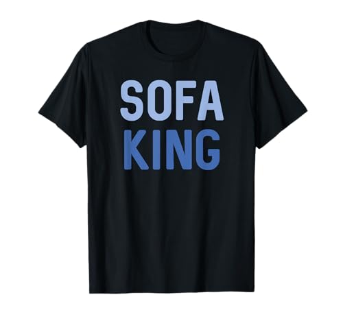 Camiseta Sofá King. Camiseta Sofá Queen. Camiseta de fútbol de televisión. Camiseta