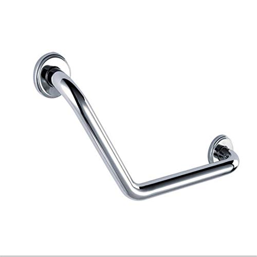 Baranda De Seguridad para Baño De Acero Inoxidable Minusválida Antiadherente para Bañador De Cinturón (Color : Curved armrest)