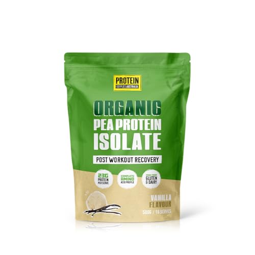 Protein Supplies Australia PeaPro Raw Pea Protein Powder, Vanilla Bean 500 g,, Vanilla Bean 500 grams