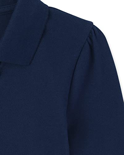 Image of The Children's Place Girls Multipack Long Sleeve Ruffle Pique Polos