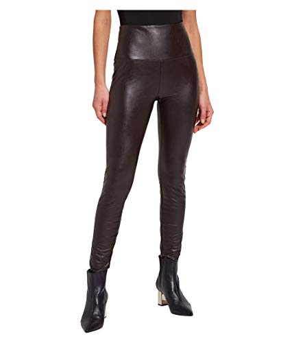 Lysse Texture Vegan Leather Leggings Double Espresso LG