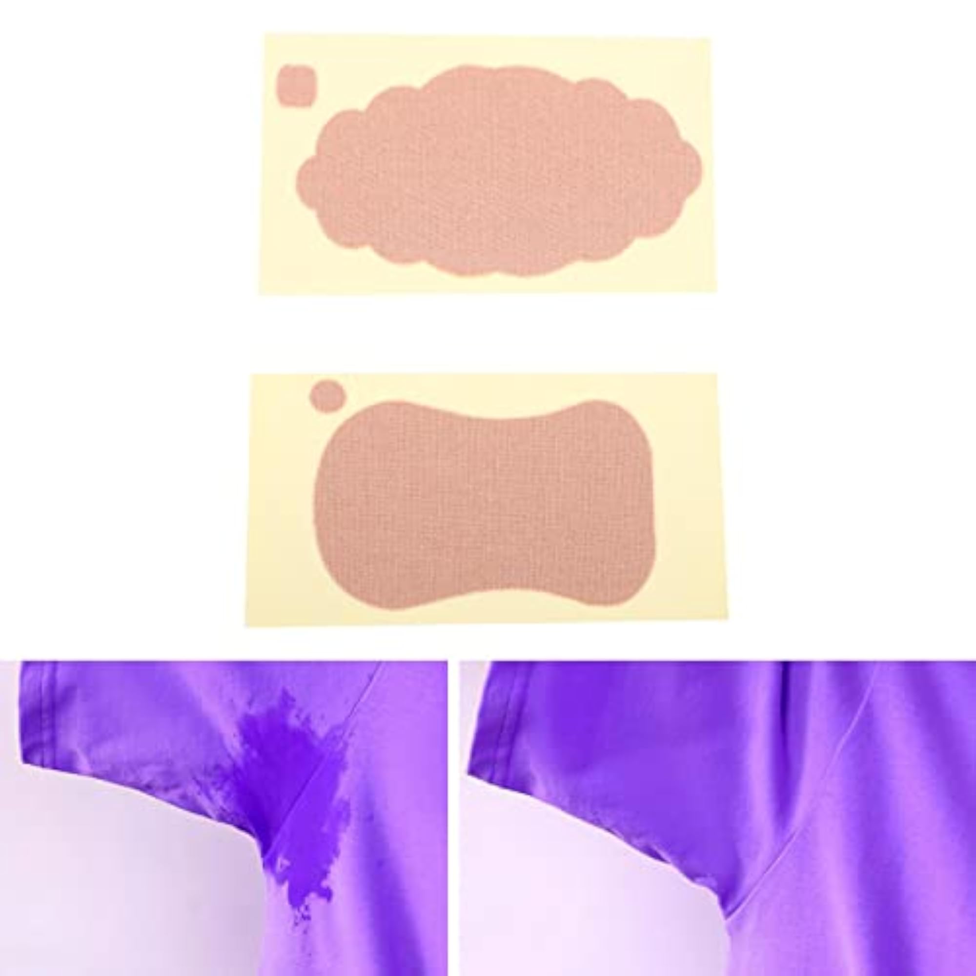 10 Pieces Underarm Sweat Pads, Invisible for Men and Women