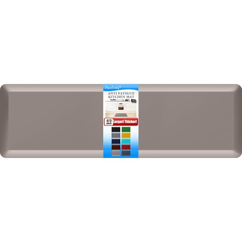4/5 Inch Thick Kitchen Mat - Cushioned Anti Fatigue Mat for Kitchen Floor
