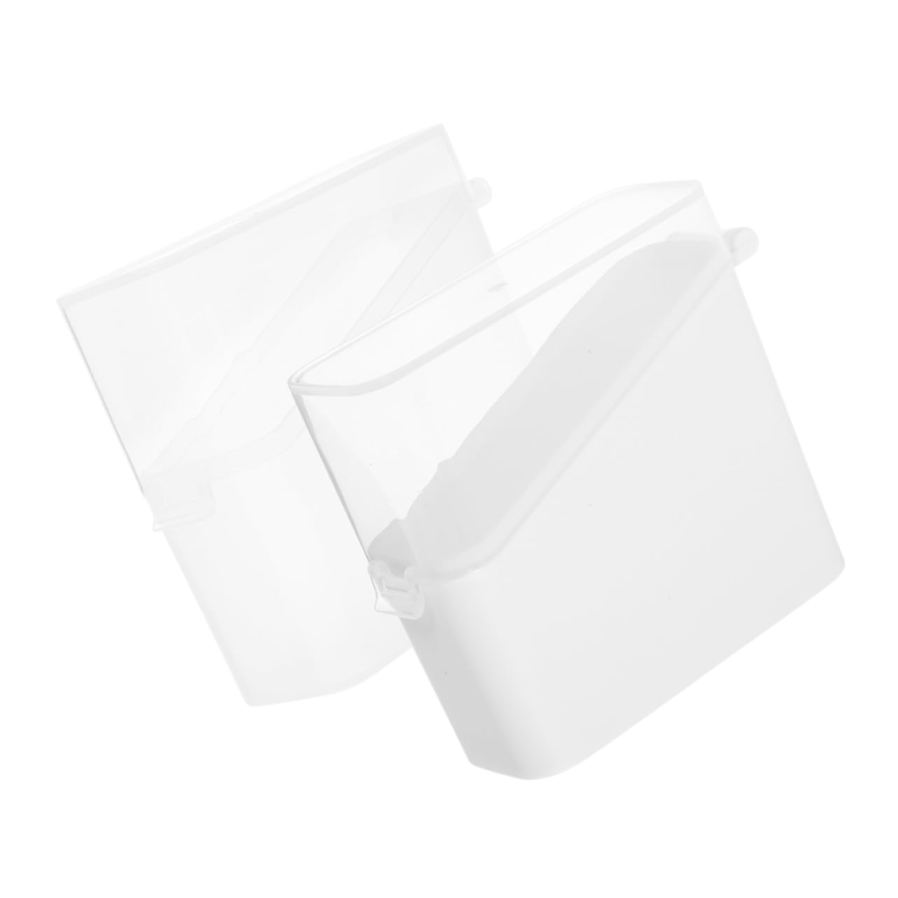 PRETYZOOM 10piezas Contenedor De Rebanadas Caja Organizadora De Alimentos Tapa Para Rebanadas De y Almacenamiento Refrigerador Transparente y