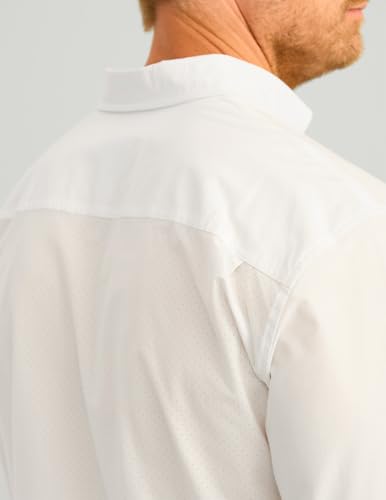 HUK Mens Next Level Solid Long Sleeve Fishing Button Down Shirt for Men4