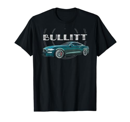 s550 Bullitt Performance Car 5.0-Liter V8 Muscle Green T-Shirt
