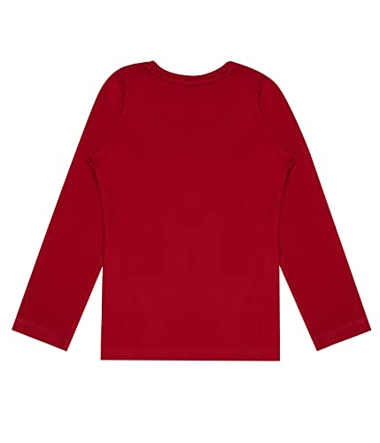 Image of KYDA KIDS 100% Cotton Girls Full Sleeve Printed T-Shirt,Regular fit Round Neck Tops