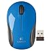 Logitech M187 2.4GHz Wireless 3-Button Optical Mini Scroll Mouse - Blue 910-002728
