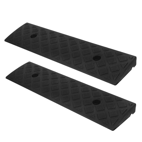 Rampas para vehículos peso pesado 2 piezas 3cm negras miniatura 1